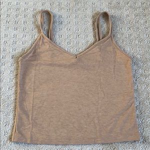Soft Tan Crop Top